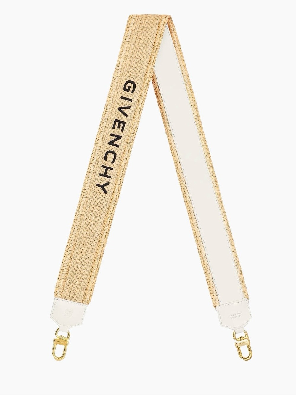 💯 Authentic Givenchy Logo-Embroidered Raffia Shoulder Strap, Perfect for any bag